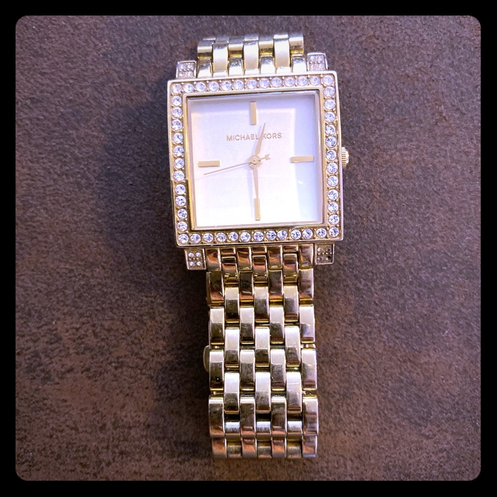 Gold Michael Kors woman’s watch!!